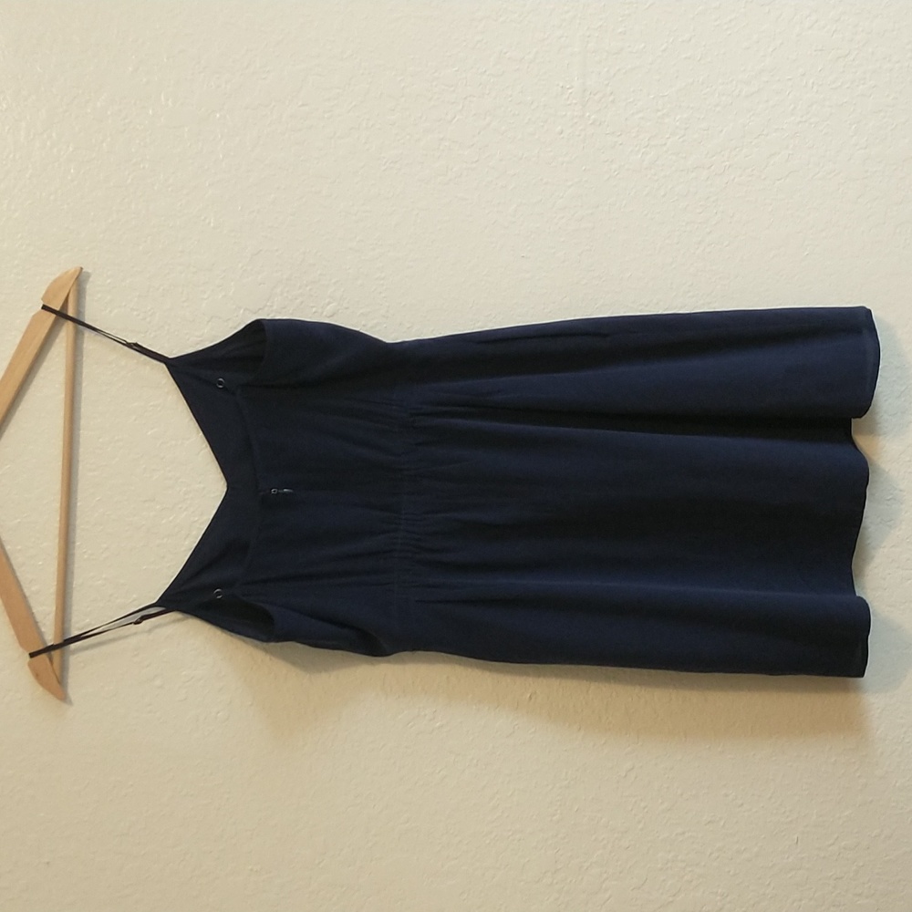 Madewell Navy Blue Cami Spaghetti Adjustable Strap Dress Size 4